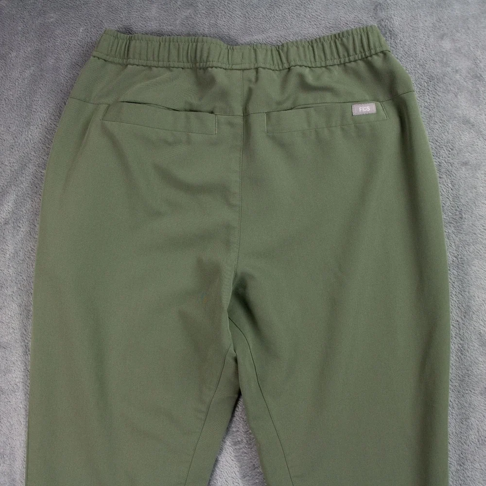 FIGS Technical Collection Mens S Olive Green Jogger Scrub‎ Pants